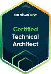 Badge ServiceNow Certified Technical Architect